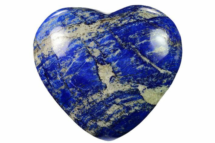Polished Lapis Lazuli Heart - Pakistan #170953